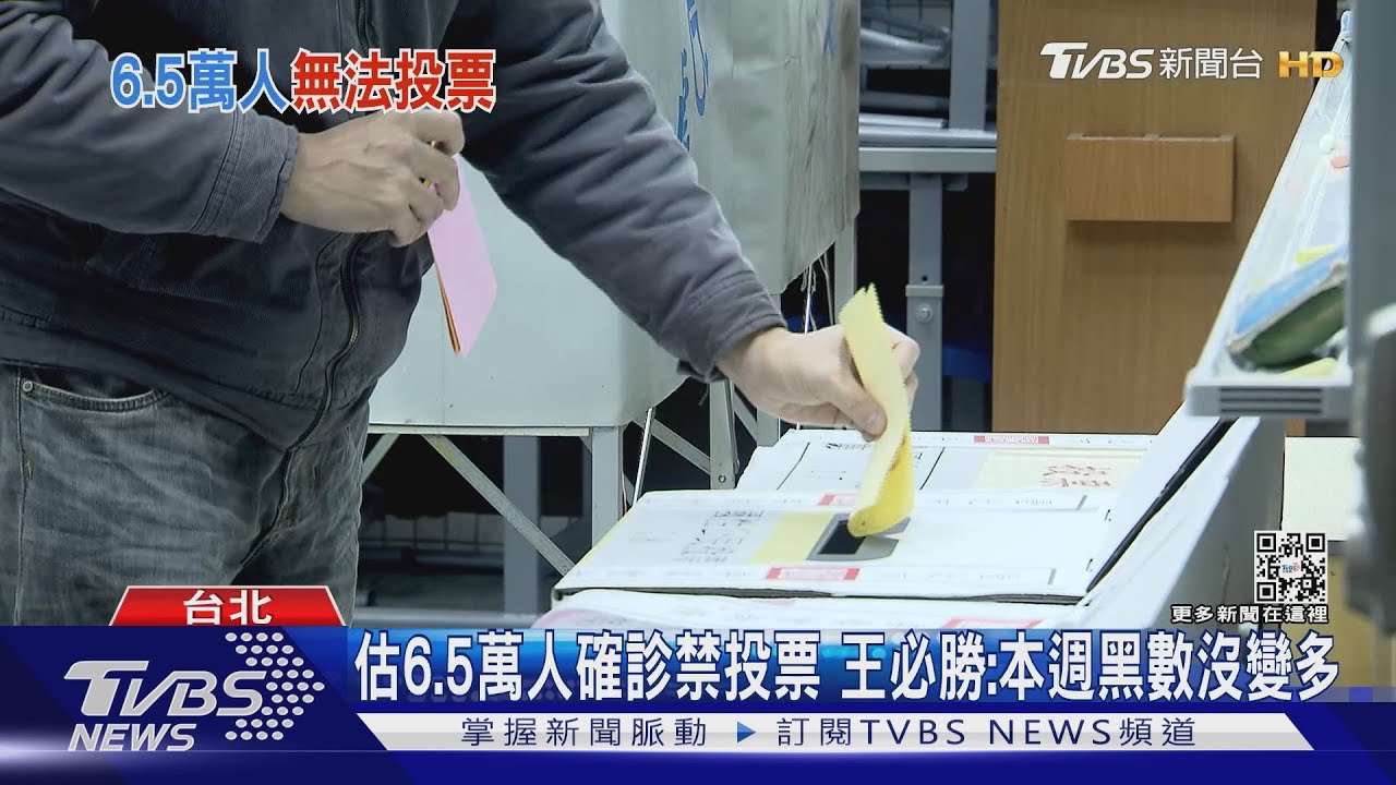 估6.5萬人確診禁投票　王必勝：本週黑數沒變多