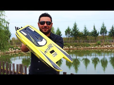 Volantex V792-4 RC Boat 3S Lipo Speed Test and Weight Balancing