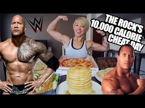 THE ROCK'S LEGENDARY CHEAT DAY CHALLENGE | 10,000+ CALORIES