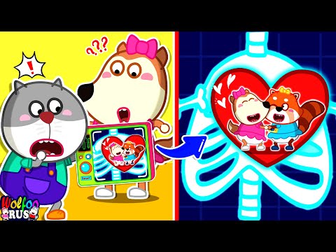 Люси меня не любит! Не ревнуй | Детские истории о дружбе | Wolfoo Russian