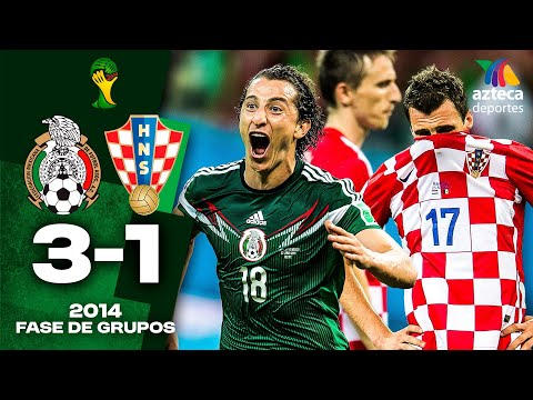 El DÍA que a CROACIA le TEMBLARON las RODILLAS 🏆 México 3-1 Croacia - Brasil 2014 🎙️ TV AZTECA