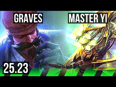 GRAVES vs MASTER YI (JGL) | Legendary | EUW Master | 25.23
