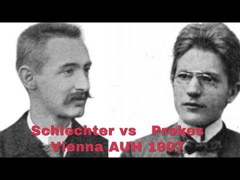 Carl Schlechter sets the board on fire against the Czech Champion | Schlechter vs Prokes: AUH 1907