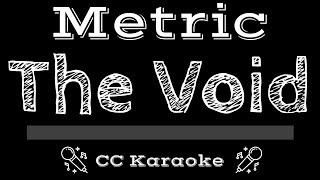 Metric • The Void (CC) [Karaoke Instrumental Lyrics]
