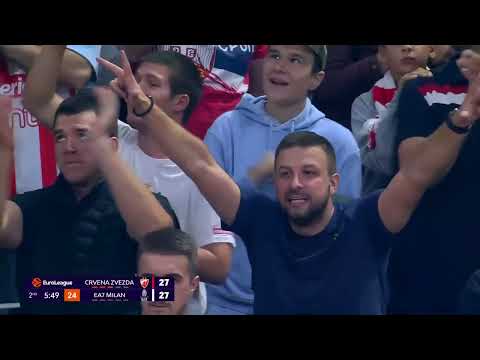 EuroLeague R01, Crvena zvezda Meridianbet - Armani Milan (SVI POENI)