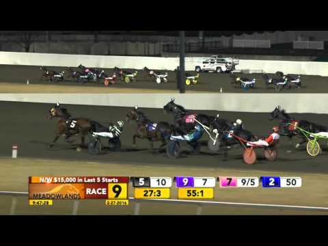 Meadowlands February 27, 2016 - Race 9 - Fan of Terror