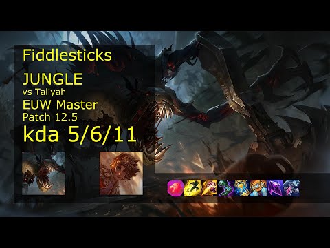 Rank 1 EUW Fiddlesticks Jungle: Fiddlesticks vs Taliyah