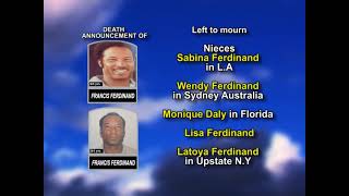 Francis Ferdinand ~ Long Obituary