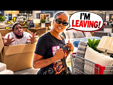 I Went Furniture Shopping to Move Out Without Telling My Boyfriend! 