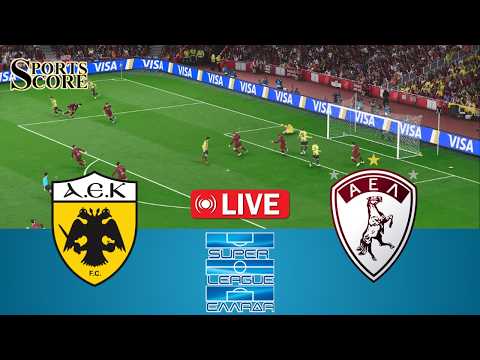 🔴 Live AEK vs Larissa | Greece Super League 2026 | Full Match – Video Game Simulation