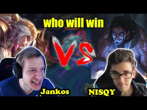 Jankos brought Diana back to confront the extremely tense Nisqy's Sylas|Jankos Nisqy stream higlight