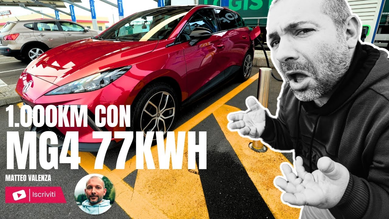 La sfida dei 1.000 km | MG MG4 da 77 kWh