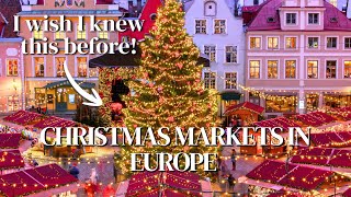 15 Things You Must Know Before Visiting Christmas Markets in Europe! 🎄