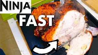 Quick AIR FRYER TURKEY ROAST! Ninja Foodi Max airfryer cooking time & temperature...
