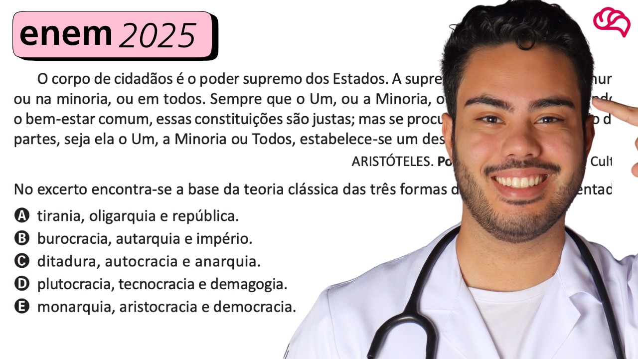 Resolução em Vídeo — Questão 61 ENEM 2025
