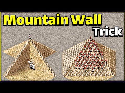 Mountain Wall Trick (Immortal Wall BUG) Stronghold Crusader