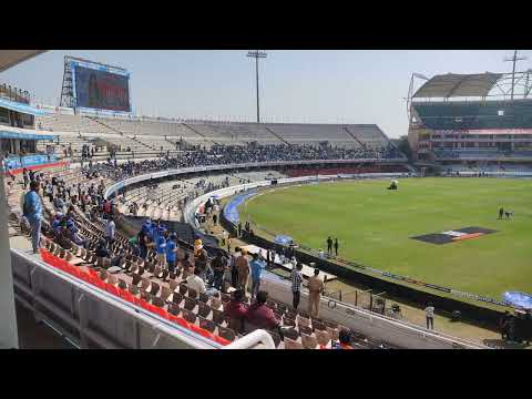 Spectators View from Corporate box in Uppal cricket stadium | Ind vs New Zealand  ODI 2023