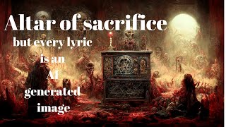 Slayer - Altar of sacrifice but every lyric is an AI generated image