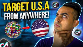 How To Target US On Tiktok 2024 | From Anywhere In The World!