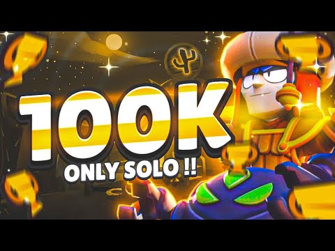 PURE PAIN💔| 100k Push as First FULL Solo Showdown Player!☠️