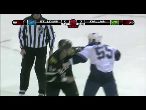 Cam Janssen vs Krys Barch Nov 25, 2009