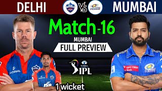 IPL 2023 Match-16 | Delhi Capitals Vs Mumbai Indians Playing 11 | DC Vs MI IPL 2023 | MI Vs DC 2023