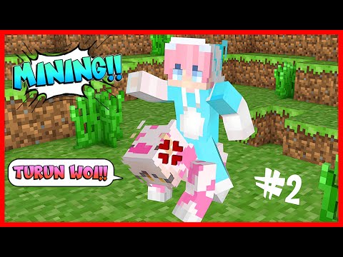 ATUN & MOMON BEKERJA SAMA MENCARI DIAMOND !! Feat @sapipurba Minecraft RolePlay - EP2