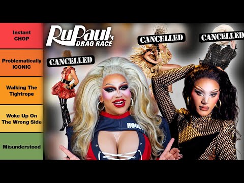 Ranking The MOST PROBLEMATIC QUEENS from RuPaul's Drag Race (feat. Arrietty)