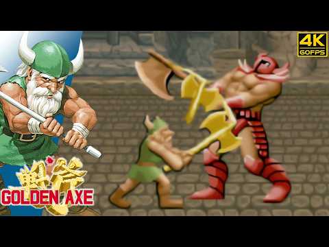 Golden Axe - Gilius Thunderhead (Arcade / 1989) 4K 60FPS