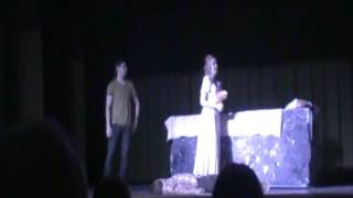 Lewisburg High Carly King in play Drop Dead Juliet sings If I Die Young