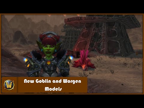 New Worgen and Goblin Models World of Warcraft Patch 8.2.5 Battle for Azeroth