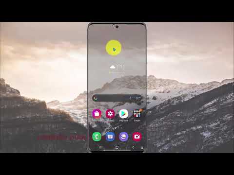 How to set Accessibility button as Color inversion in Samsung Galaxy S21, S21Plus, or S21 Ultra