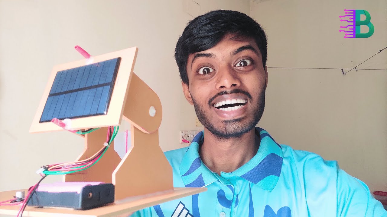 Arduino Based Solar Sun Tracker Project for Students Video Thumbnail