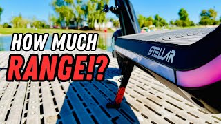Apollo Phantom 2.0 Stellar Electric Scooter RANGE TEST in COMFORT mode!