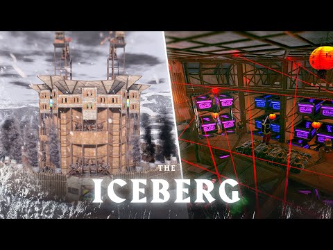 THE ICEBERG - Best 3x3 Clan Base in RUST | Open Core + Wide Gap | Build Tutorial 2022