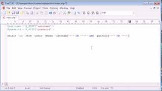 Beginner PHP Tutorial - 152 - SQL Injection Part 2