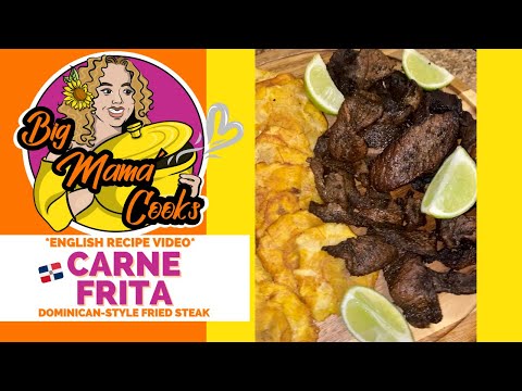 Carne Frita | EASY Dominican Carne Frita recipe | *ENGLISH RECIPE VIDEO* #bigmamacooks