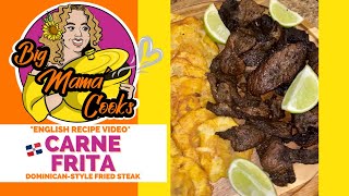 Carne Frita | EASY Dominican Carne Frita recipe | *ENGLISH RECIPE VIDE