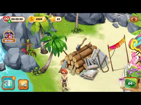 Lost island 63 level Blast Adventure🌴Gameplay Story