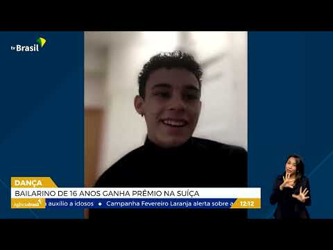 DF l Bailarino do DF ganha prêmio na Suíça