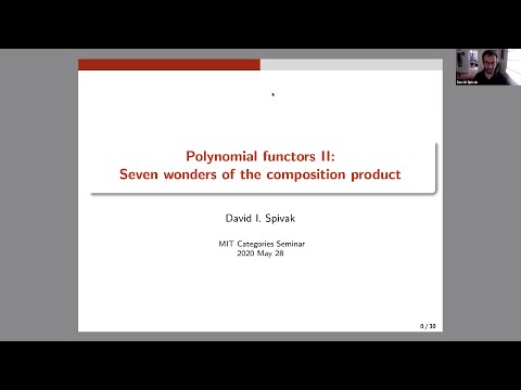 David Spivak: Polynomial functors II: Seven wonders of the composition product