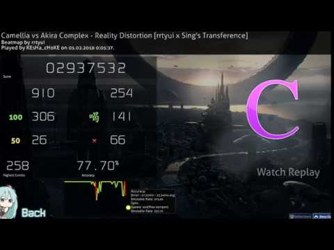 Camellia vs Akira Complex - Reality Distortion [rrtyui x Sing's Transference] (Clear)