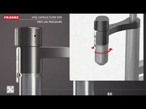 Franke Vital Capsule Filter System Taps    First Use Procedure
