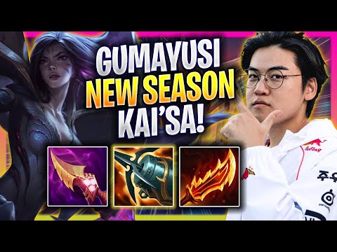 GUMAYUSI IS A GOD WITH KAI'SA IN THE NEW NOXUS SEASON! - T1 Gumayusi Plays Kai'sa ADC vs Ezreal!
