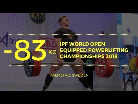 Men, 83kg - World Open Equipped Powerlifting Championships 2018
