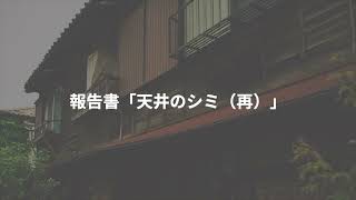 報告書「天井のシミ（再）」