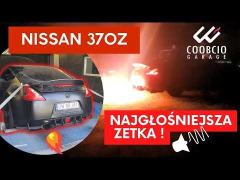 Najgłośniejszy i Ziejący Ogniem Nissan 370Z w Coobcio Garage - Extreme Flame map + Pops and Bangs