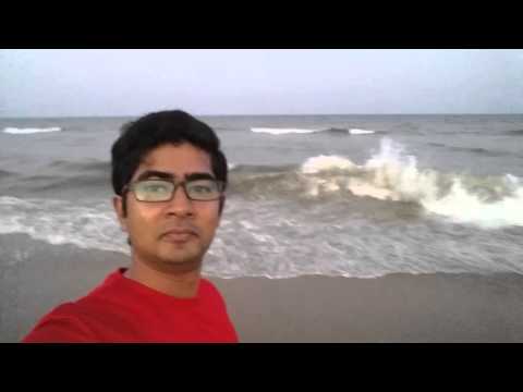 Selfie video in Vasant Nagar Sea Beach , Channai  India