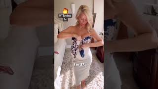 SEXY SUMMER LOOKS | SCARF TIPS | #shorts #shortsvideo #scarfhacks