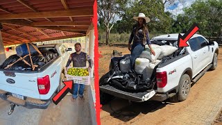 LEVAMOS O CARRO LOTADO COM MAIS DE 500 KG CACAU, TANGERINAS E OVOS @XINGURUSTICO 